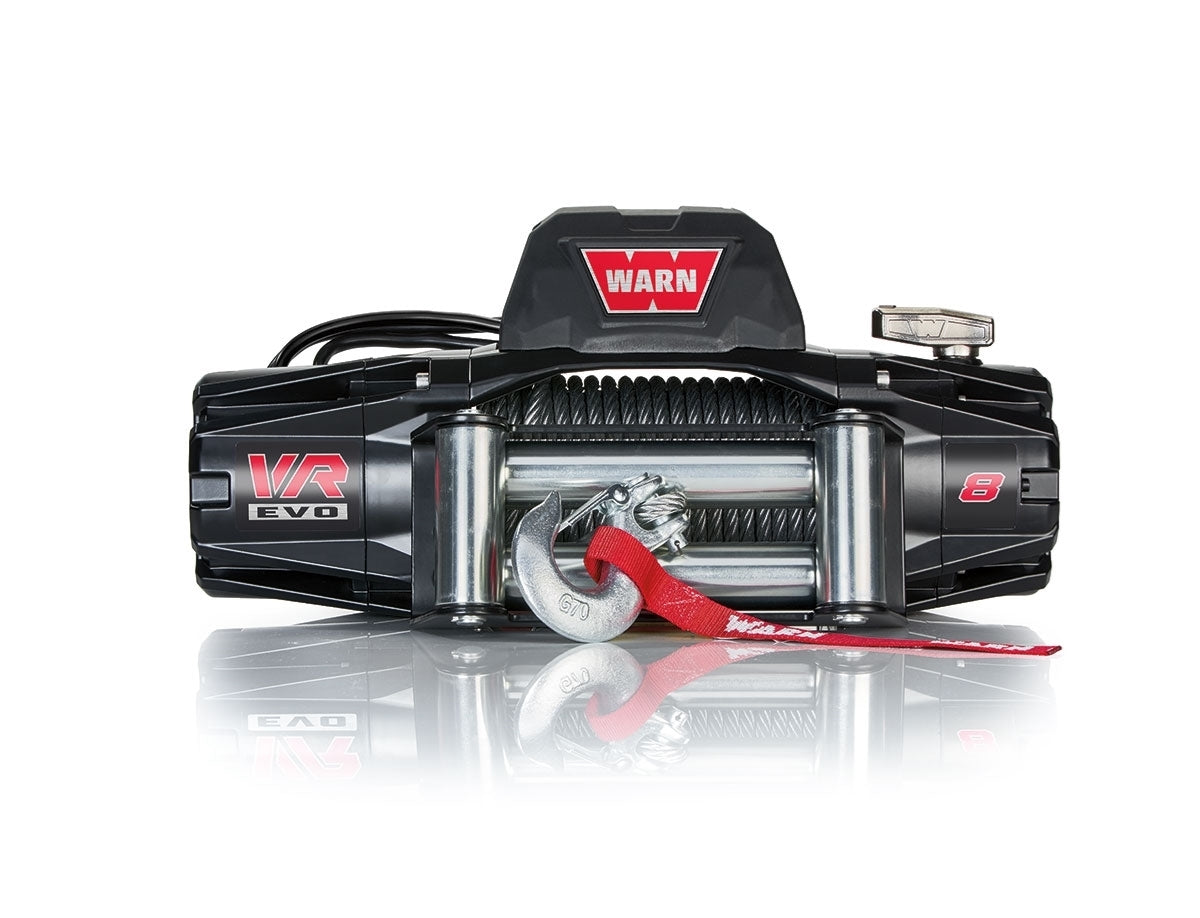 Warn VR EVO8 Winch w/ Steel Cable