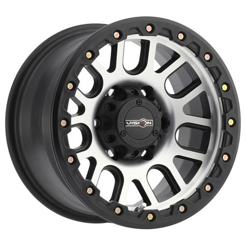 Vision Wheel - Nemesis (Matte Black Machined Face)- 111- 8x6.5 - 17x9"