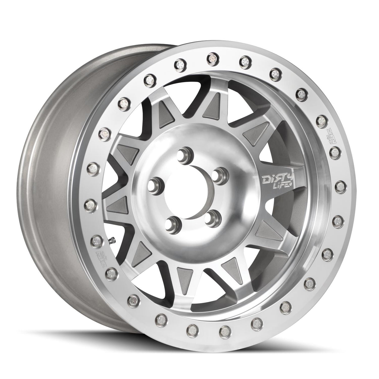 Dirty Life Roadkill Race Series Beadlock Wheel 17X9 8x6.5 14mm Offset Machined