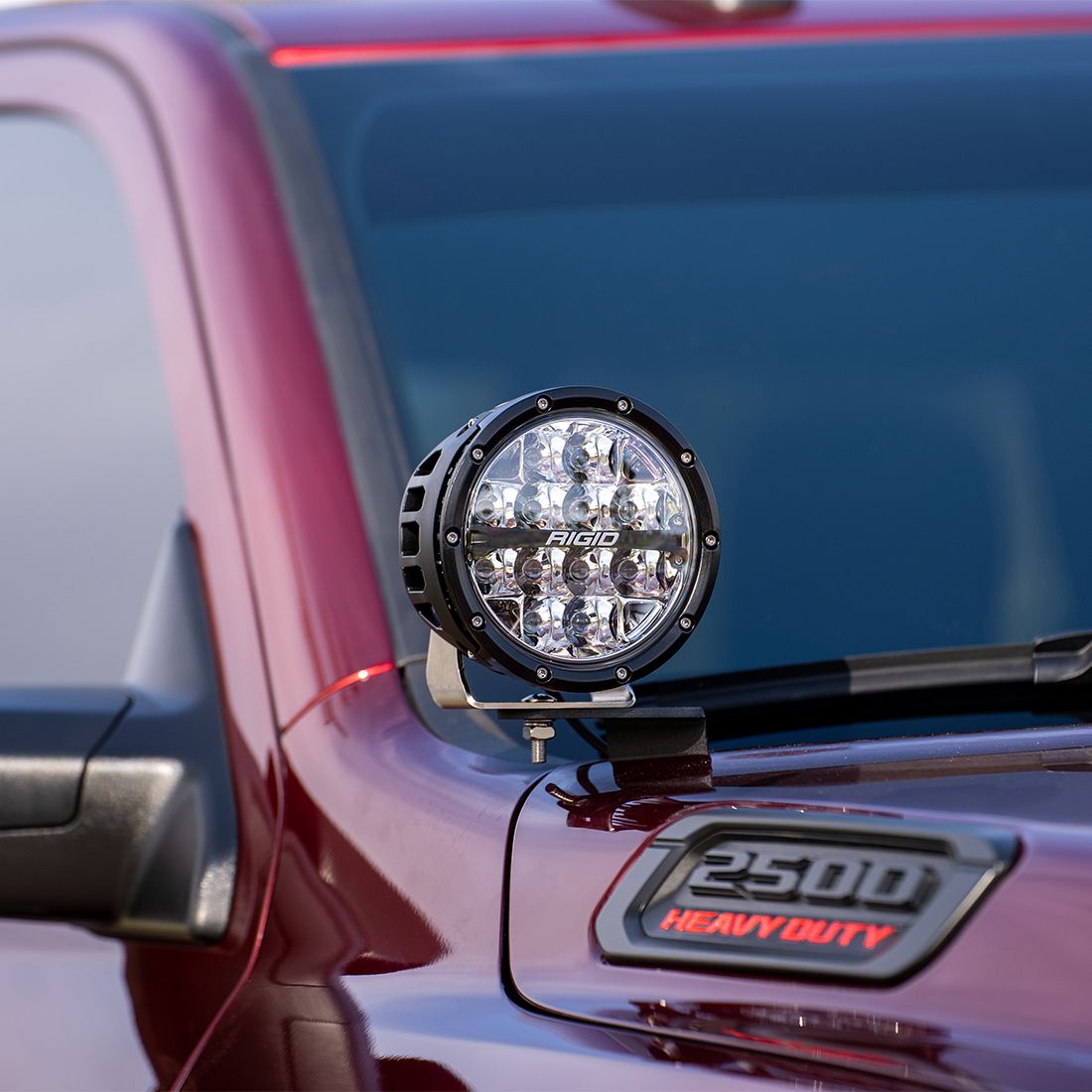2019 Dodge Ram 2500/3500 6" A-Pillar Light Kit W/360 Pods