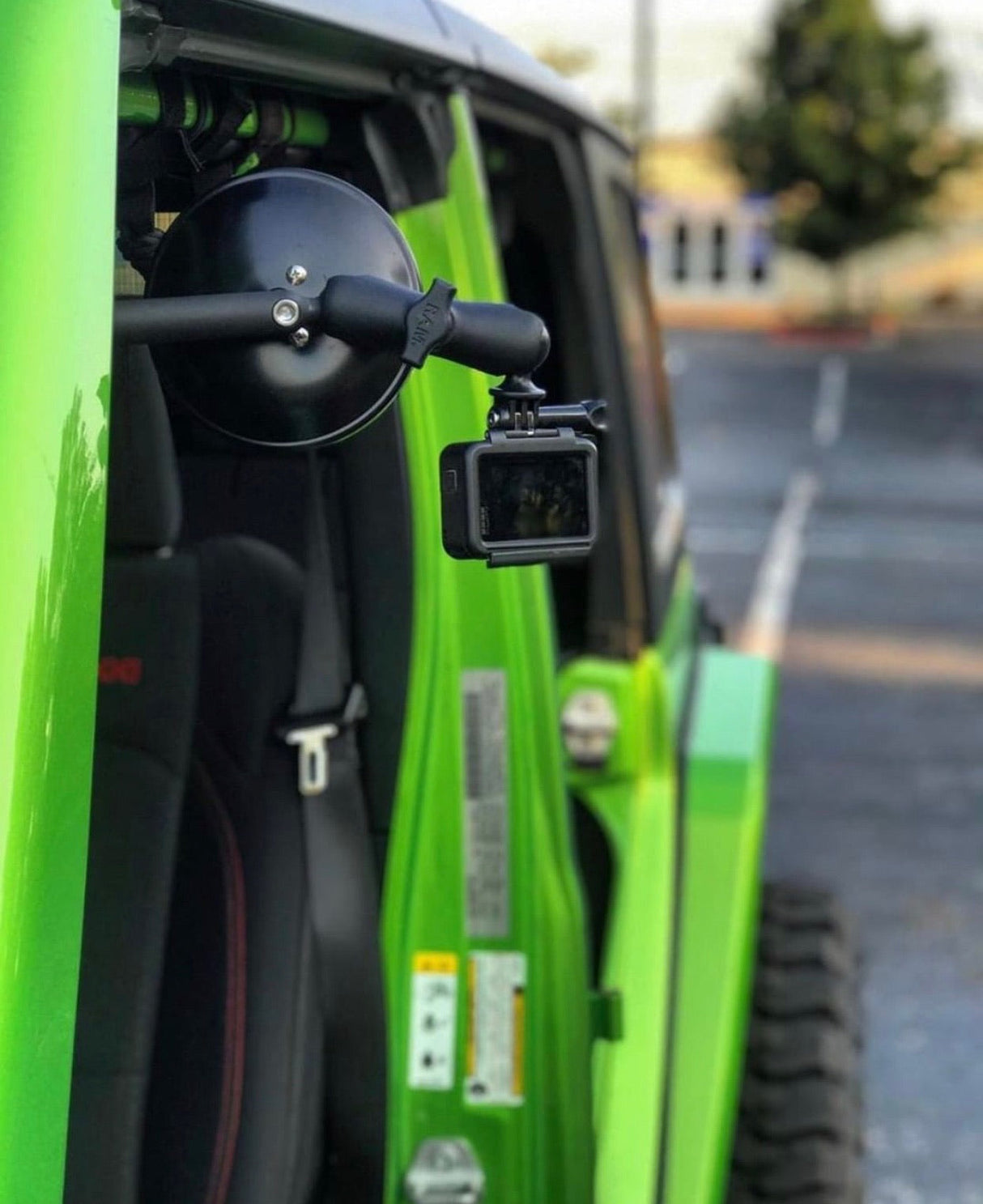 **2024** Gladiator / JT A-Pillar Side Jeep Mirrors with Base Mount Driver AND Passenger