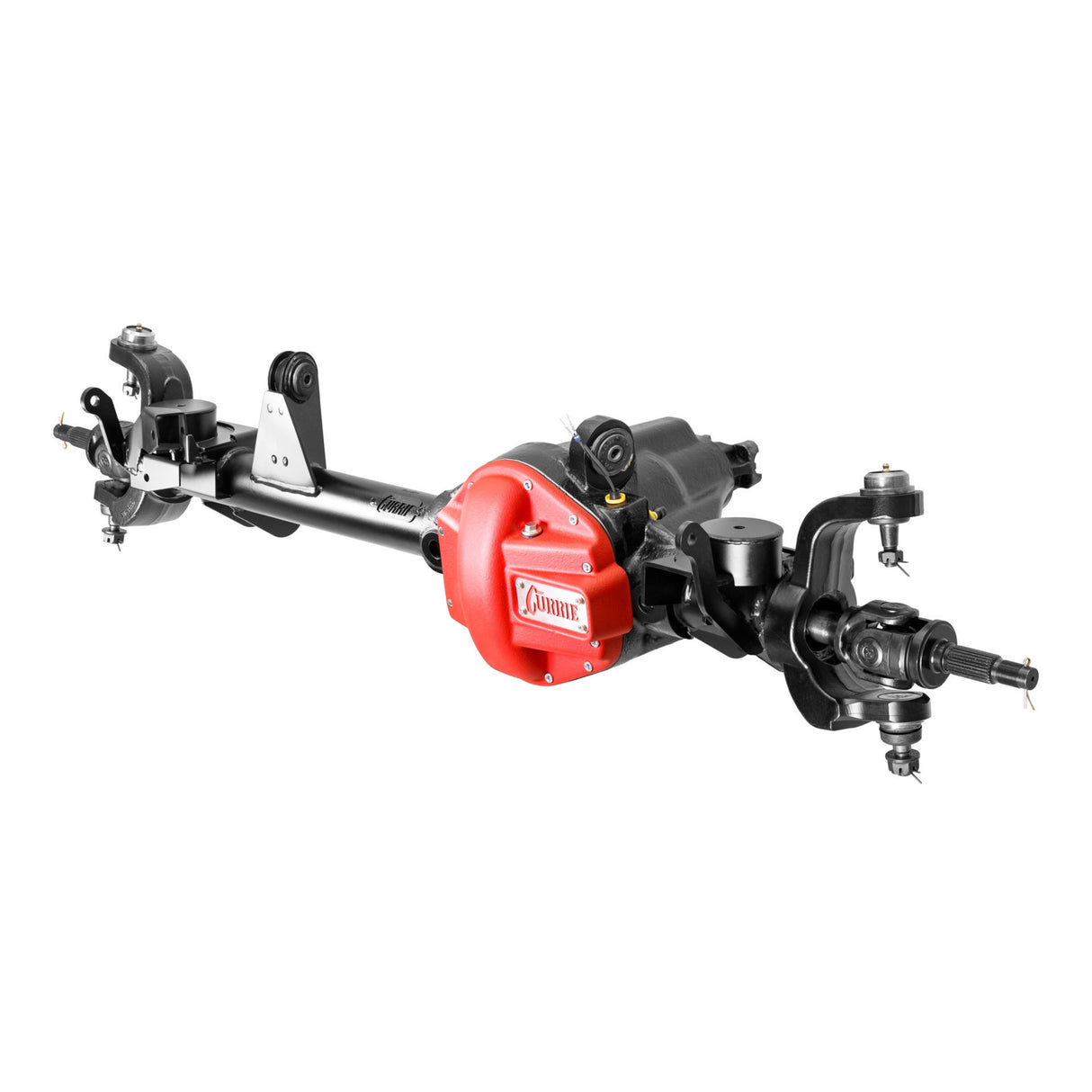 TJ/LJ - Currie Enterprises High Pinion 44 Front Axle (Stock Width) – 4.10 Gears and E-Locker (5 Lug)