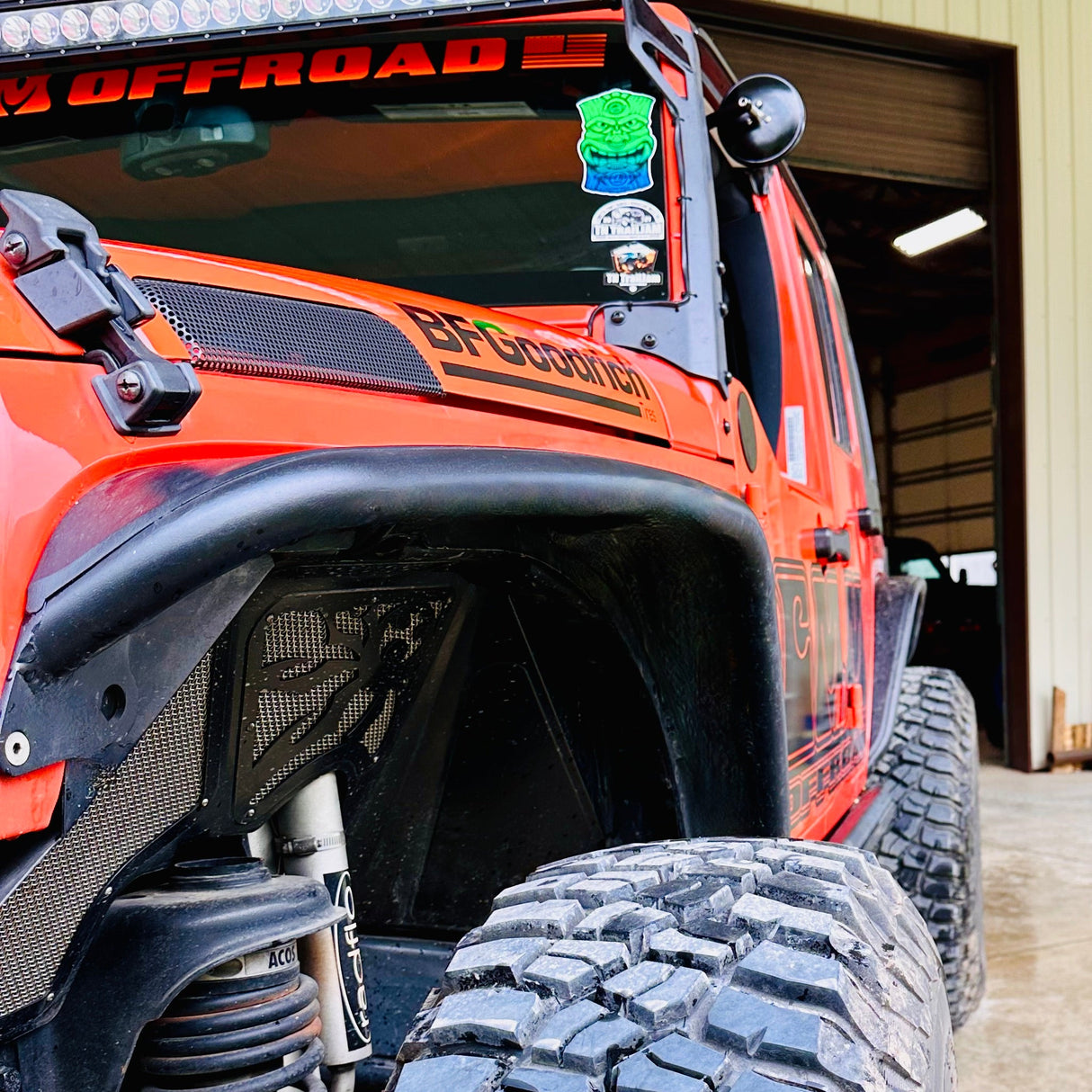 CMM Offroad Jeep 6 inch Breakaway Side Mirrors