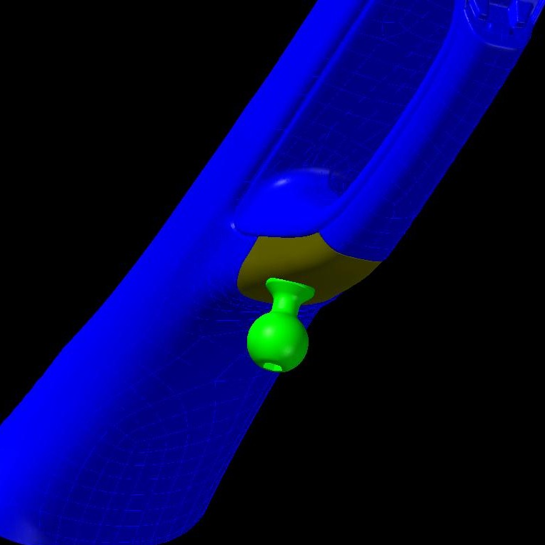 19-23 Dodge RAM Truck Apillar Ball Mount