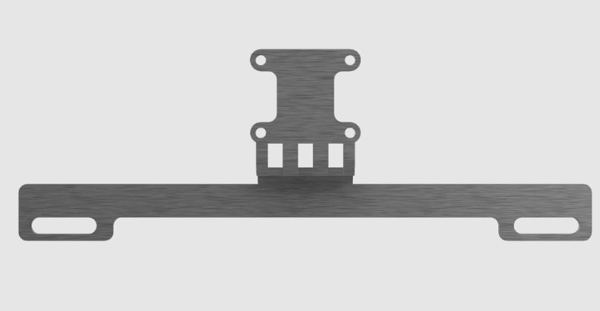 Rigid Chase Series License Plate Mount MTN Offroad Fab