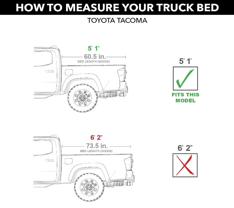 BAK Revolver X2 Hard Rolling Truck Bed Tonneau Cover | 39426 | Fits 2016 - 2023 Toyota Tacoma w/ OE track system 5' 1" Bed (60.5")