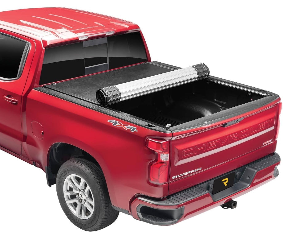 BAK Revolver X2 Hard Rolling Truck Bed Tonneau Cover | 39130 | Fits 2019 - 2024 Chevy/GMC Silverado/Sierra 1500, works w/ MultiPro/Flex tailgate (Will not fit Carbon Pro Bed) 5' 10" Bed (69.9")