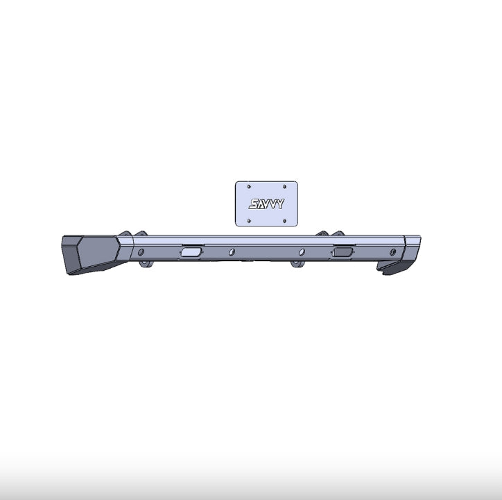 SAVVY ALUMINUM JEEP JT GLADIATOR KRAWLER LITE REAR BUMPER