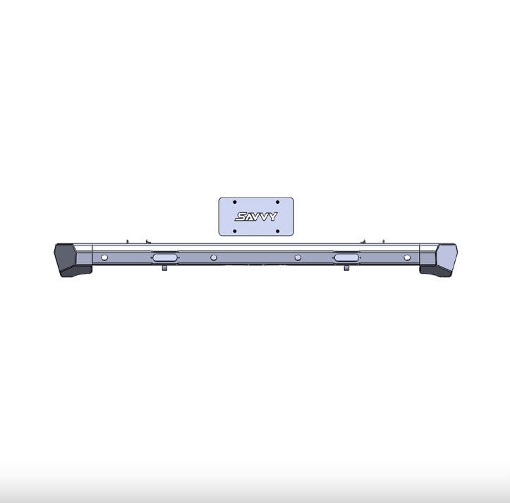 SAVVY ALUMINUM JEEP JT GLADIATOR KRAWLER LITE REAR BUMPER
