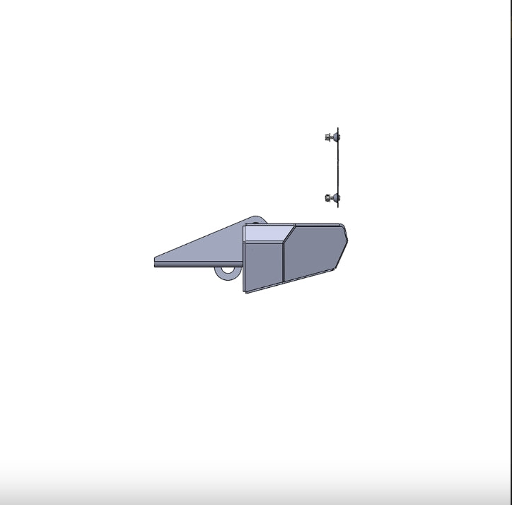 SAVVY ALUMINUM JEEP JT GLADIATOR KRAWLER LITE REAR BUMPER