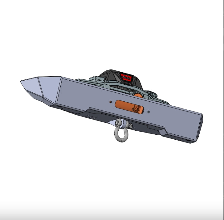 ALUMINUM BUMPER KIT, JEEP JK KRAWLER LITE FRONT W/O HOOP