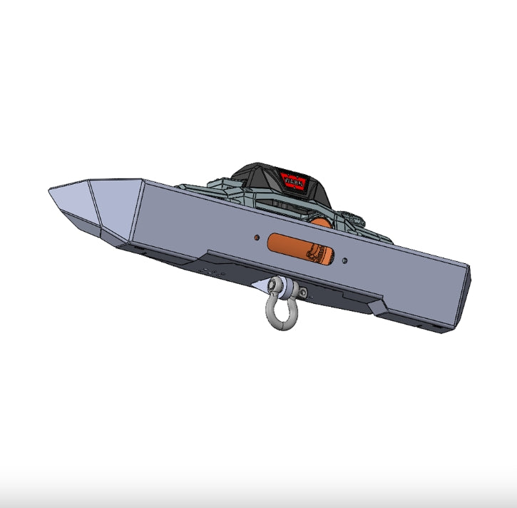 ALUMINUM BUMPER KIT, JEEP JK KRAWLER LITE FRONT W/O HOOP