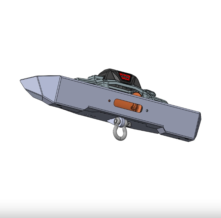 BUMPER KIT, JEEP JK KRAWLER LITE FRONT W/O HOOP (STEEL)