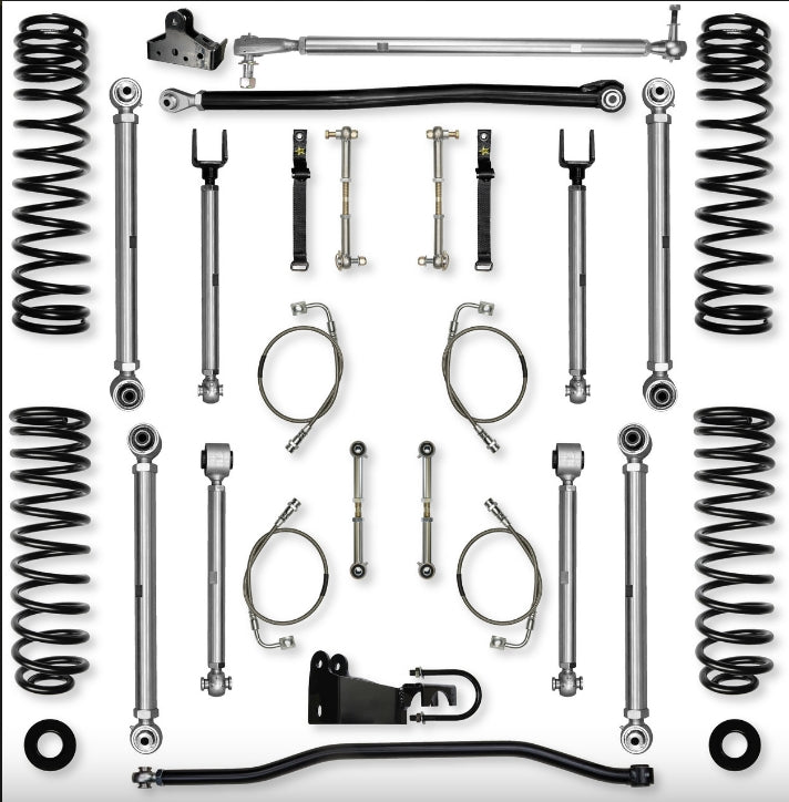 Jeep JKU (4DR) 4.5" X-Factor PRO Mid-arm System