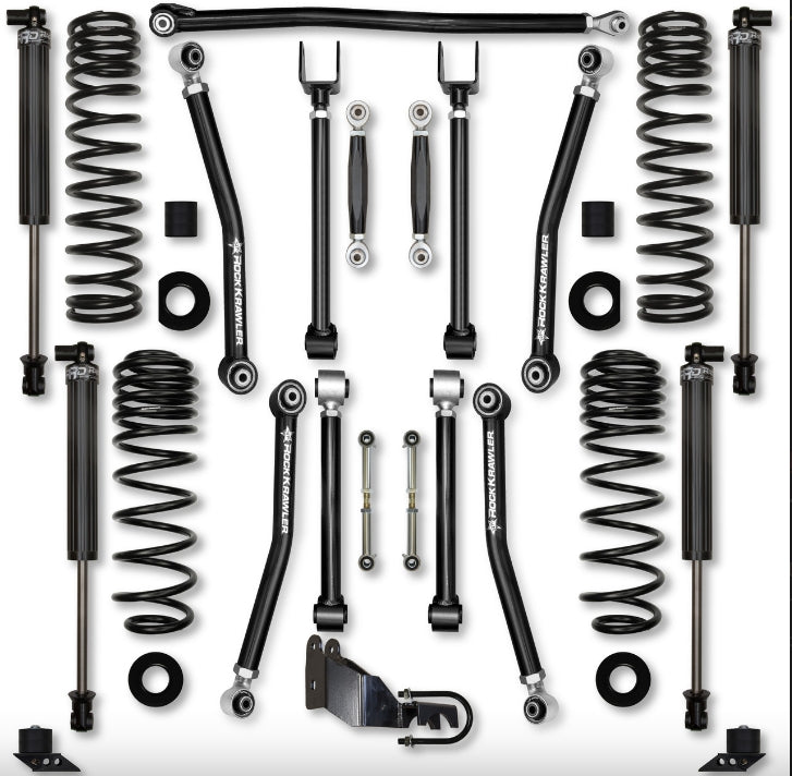 Jeep JL (2DR) 2.5" Adventure - X Mid-arm "No-Limits" System (RUBICON)
