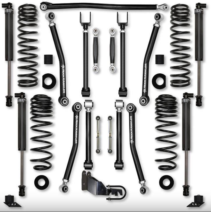 Jeep JL (2DR) 3.5" Adventure - X Mid-arm "No-Limits" System (RUBICON)
