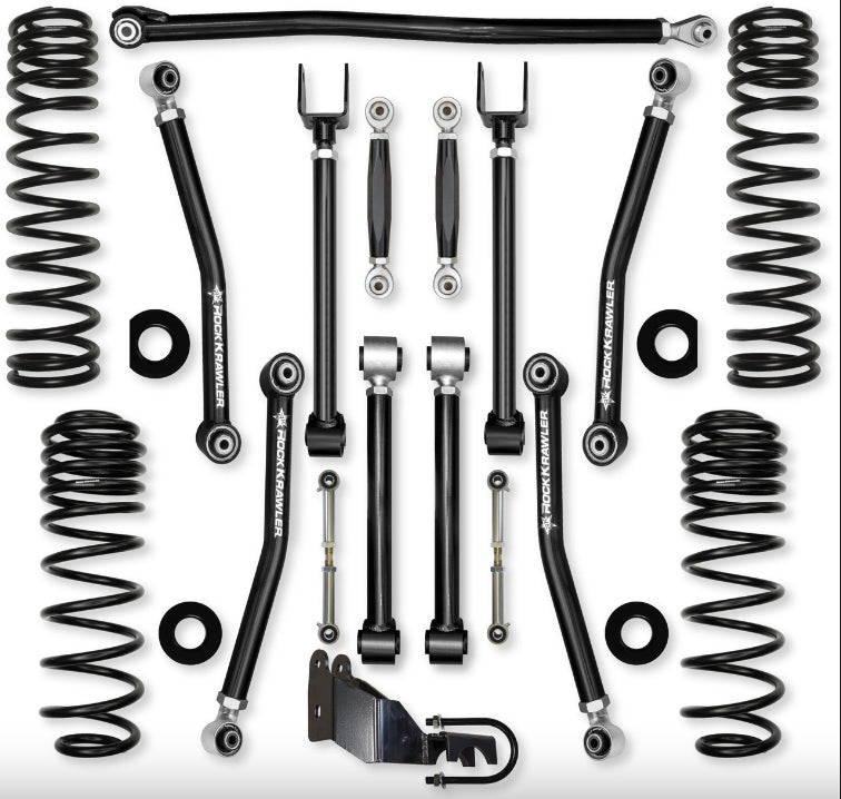 Jeep JL (2DR) 4.5" Adventure - X Mid-arm "No-Limits" System (RUBICON)
