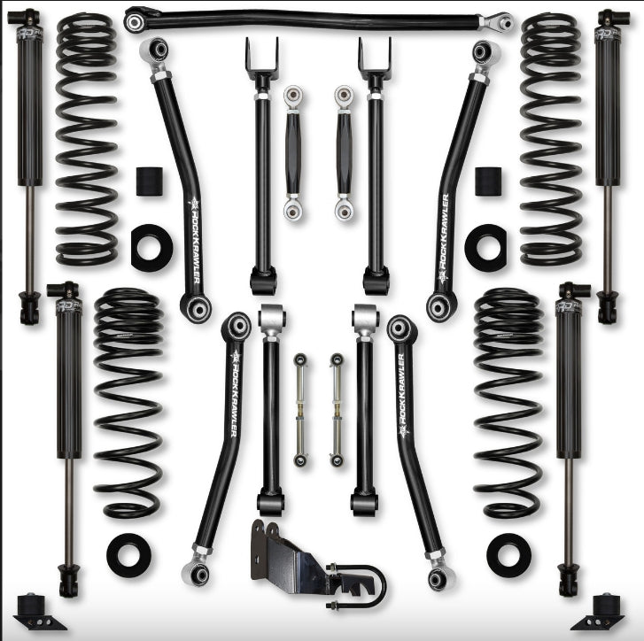 Jeep JL (2DR) 4.5" Adventure - X Mid-arm "No-Limits" System (RUBICON)