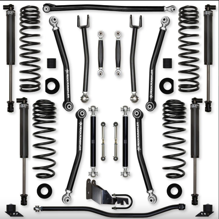 Jeep JL (2DR) 2.5" X-Factor Mid-arm "No-Limits" System (RUBICON)