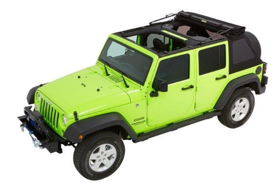 Bestop Trektop Glide Convertible Soft Top Black Diamond - JK 4DR