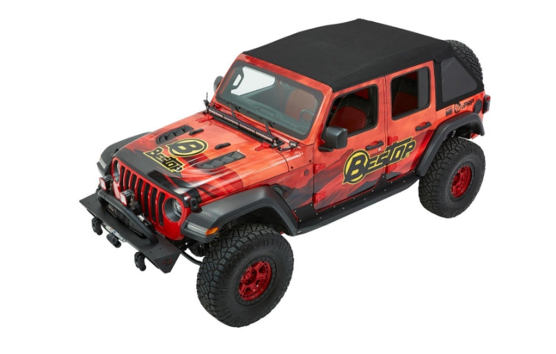 Bestop Trektop Ultra Soft Top - Black Twill - JLU 4Dr