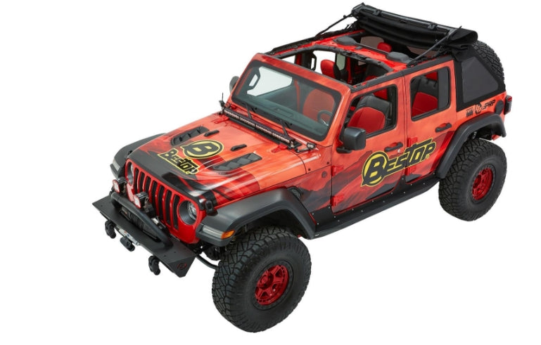 Bestop Trektop Ultra Soft Top - Black Twill - JLU 4Dr