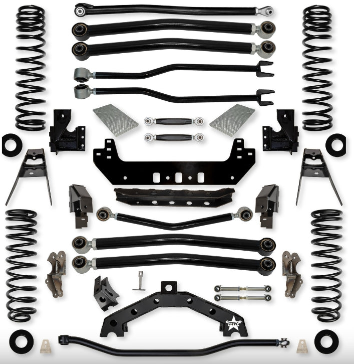 Jeep JL (2DR) 3.5" Adventure - X2 "No-Limits" Long-Arm System (RUBICON)