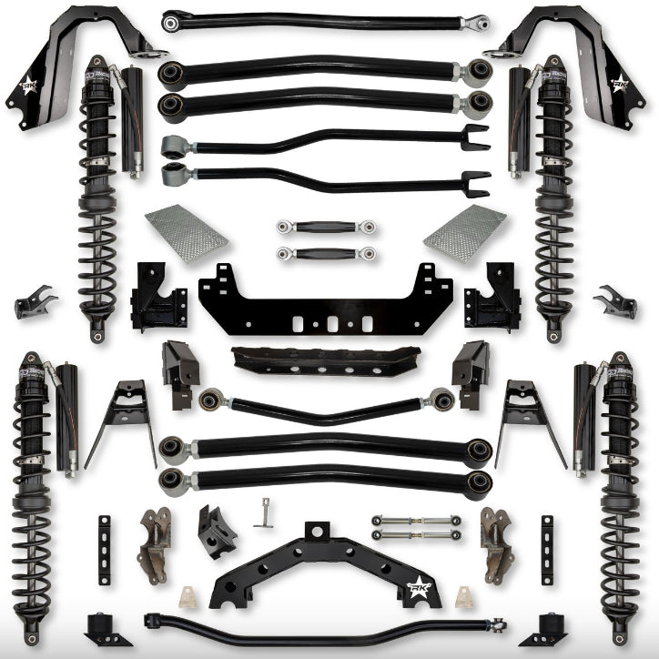 Jeep JL (2DR) 3.5" Adventure - X2 "No-Limits" Long-Arm System (RUBICON)