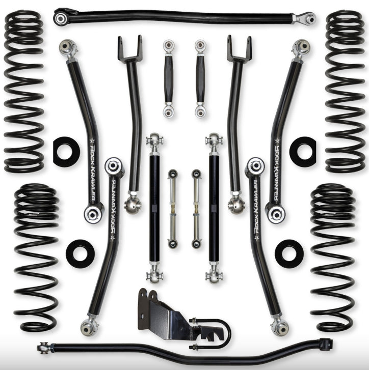 Jeep JL (2DR) 4.5" X-Factor Mid-arm "No-Limits" System (RUBICON)