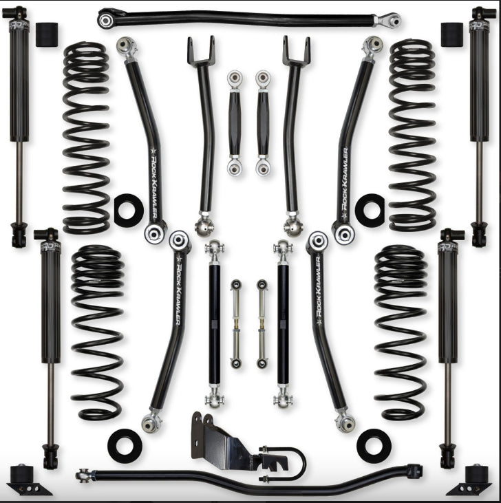 Jeep JL (2DR) 4.5" X-Factor Mid-arm "No-Limits" System (RUBICON)
