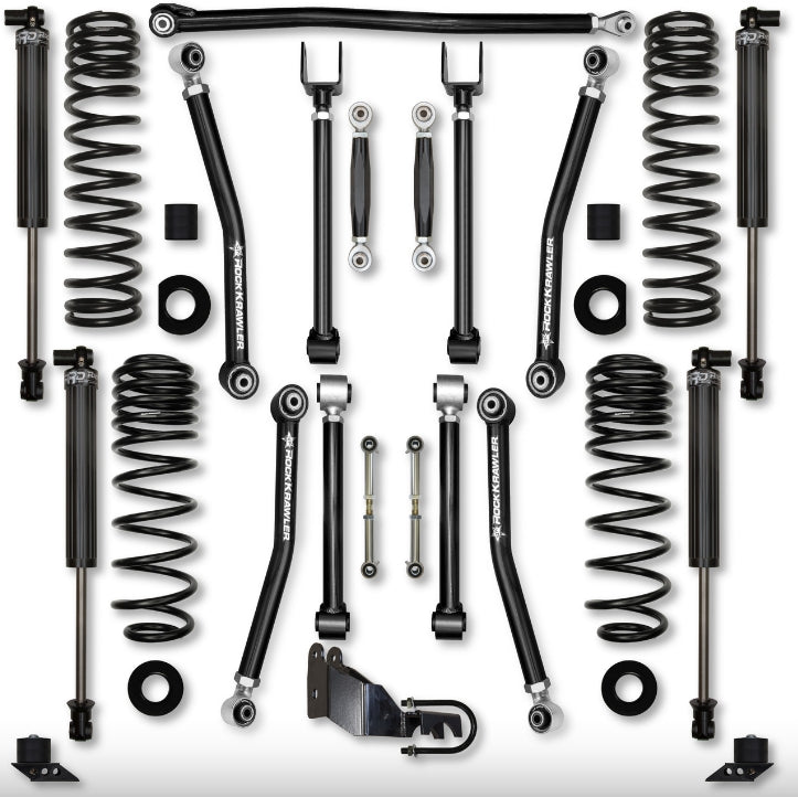 Jeep JLU (4DR) 2.5" Adventure - X Mid-arm "No-Limits" System (RUBICON)