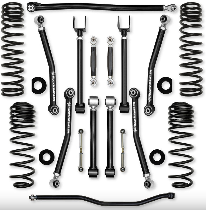 Jeep JLU (4DR) 2.5" Adventure - X 392 Mid-arm "No-Limits" System (RUBICON)