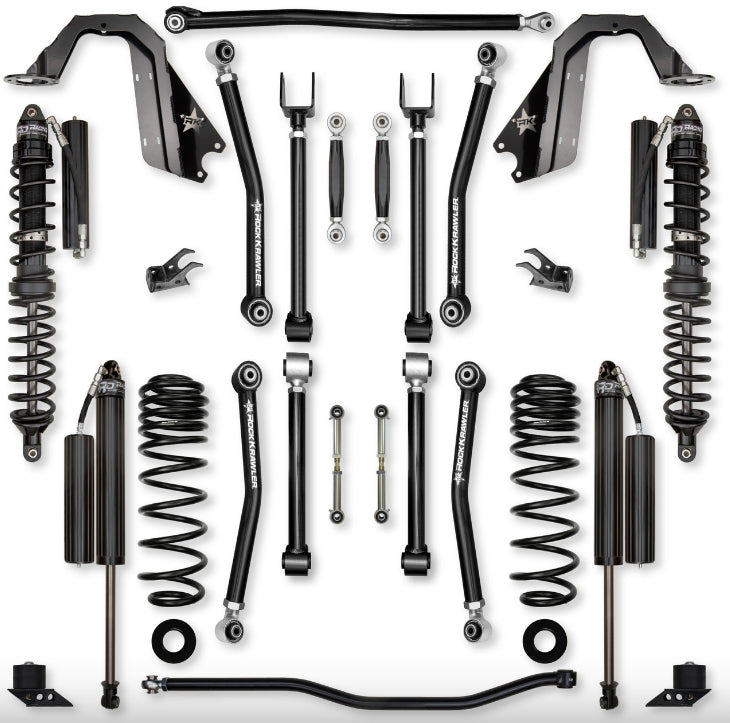 Jeep JLU (4DR) 2.5" Adventure - X 392 Mid-arm "No-Limits" System (RUBICON)