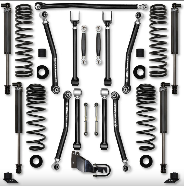 Jeep JLU (4DR) 3.5" Adventure - X Diesel Mid-arm "No-Limits" System (RUBICON)