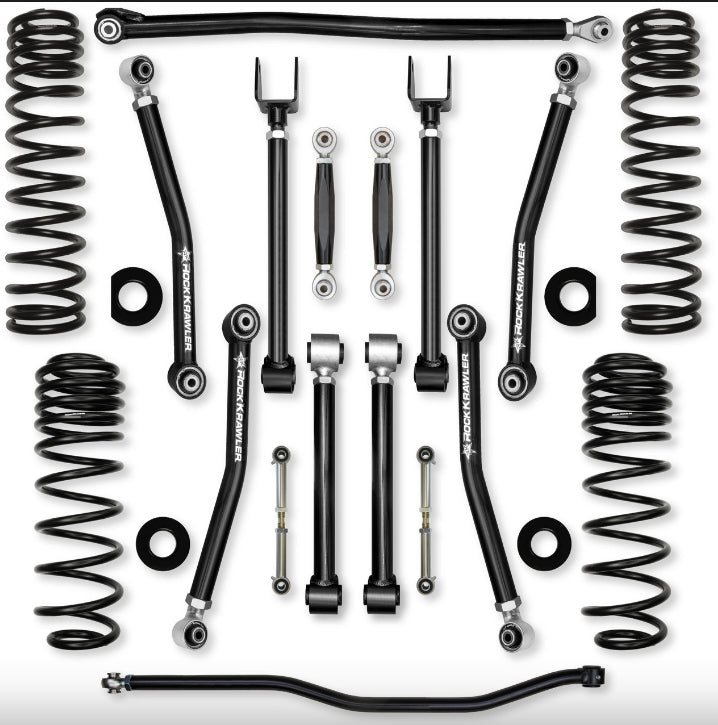 Jeep JLU (4DR) 3.5" Adventure - X 392 Mid-arm "No-Limits" System (RUBICON)