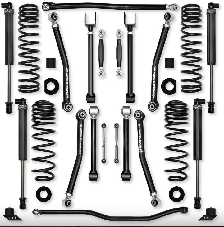Jeep JLU (4DR) 3.5" Adventure - X 392 Mid-arm "No-Limits" System (RUBICON)