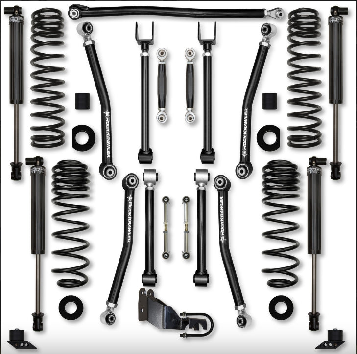 Jeep JLU (4DR) 4.5" Adventure - X Mid-arm "No-Limits" System (RUBICON)