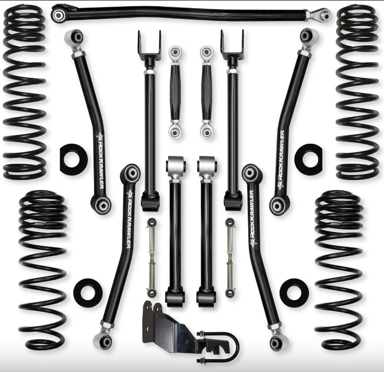 Jeep JLU (4DR) 4.5" Adventure - X Mid-arm "No-Limits" System (RUBICON)