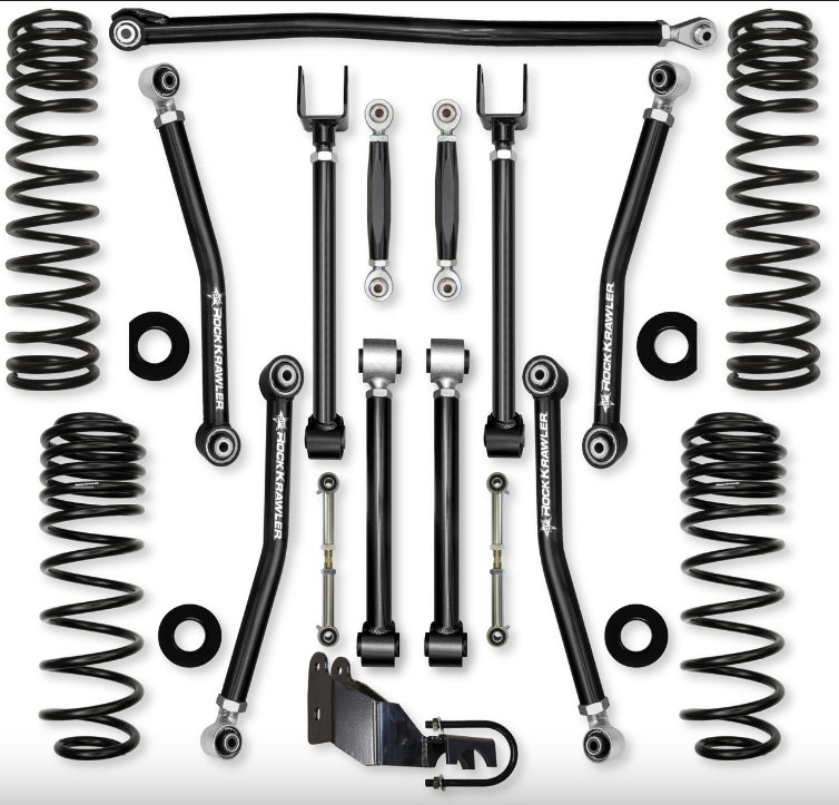 Jeep JLU (4DR) 4.5" Adventure - X Diesel Mid-arm "No-Limits" System (RUBICON)