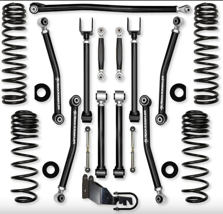 Jeep JLU (4DR) 2.5" Adventure - X Diesel Mid-arm "No-Limits" System (RUBICON)