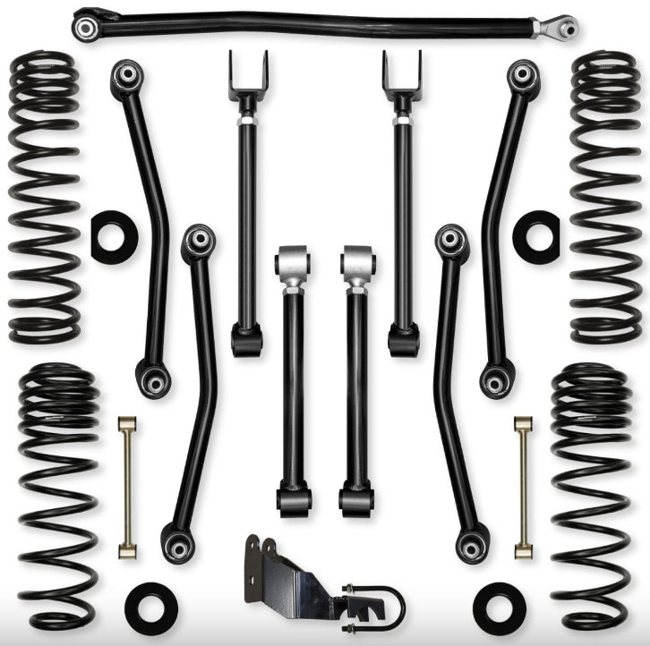 Jeep JLU (4DR) 2.5" Ultimate Adventure Mid-arm System