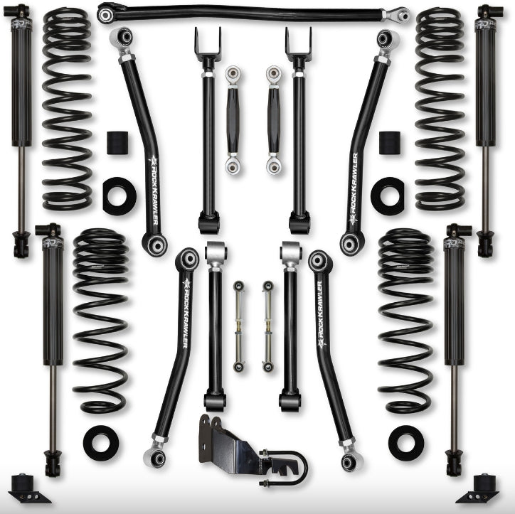 Jeep JLU (4DR) 2.5" Adventure - X Diesel Mid-arm "No-Limits" System (RUBICON)