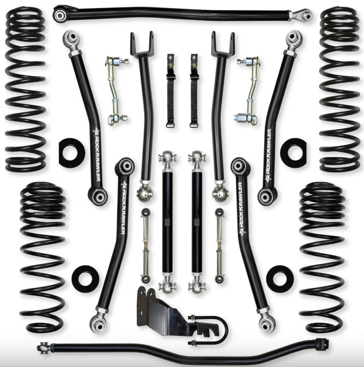 Jeep JLU (4DR) 2.5" X-Factor Diesel Mid-arm System (SPORT/SAHARA)