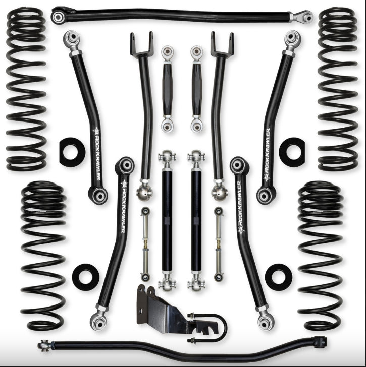 Jeep JLU (4DR) 2.5" X-Factor Diesel Mid-arm "No-Limits" System (RUBICON)