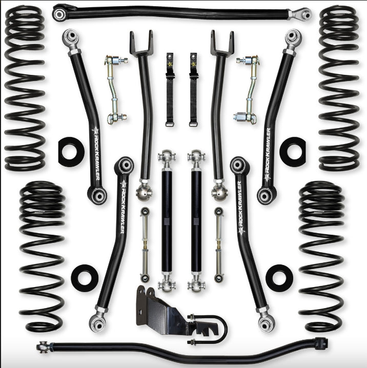 Jeep JLU (4DR) 2.5" X-Factor 4XE Mid-arm System (SPORT/SAHARA)