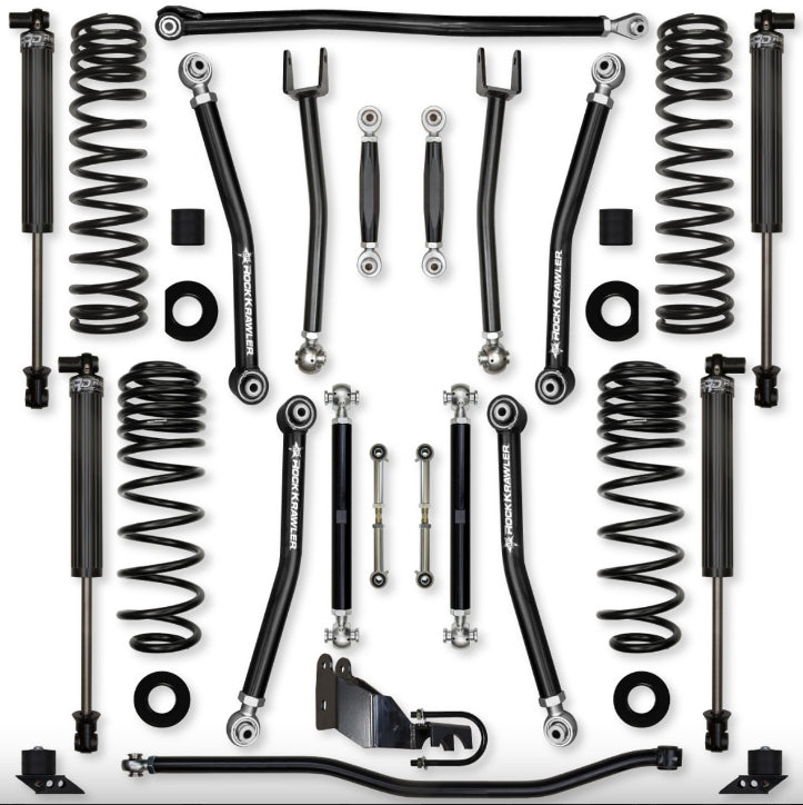 Jeep JLU (4DR) 2.5" X-Factor 4XE Mid-arm "No-Limits" System (RUBICON)