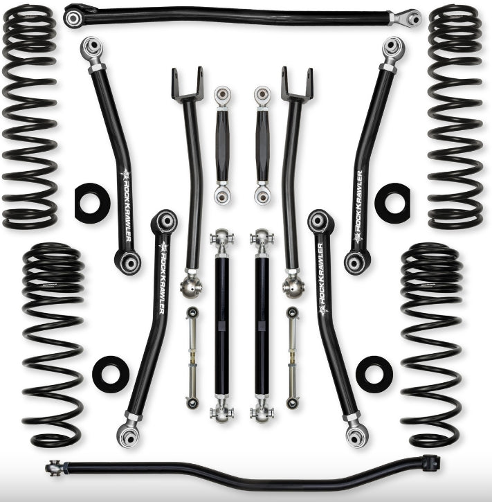 Jeep JLU (4DR) 2.5" X-Factor 392 Mid-arm "No-Limits" System (RUBICON)