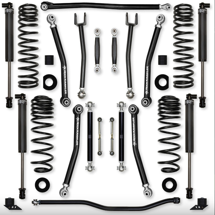 Jeep JLU (4DR) 2.5" X-Factor 392 Mid-arm "No-Limits" System (RUBICON)