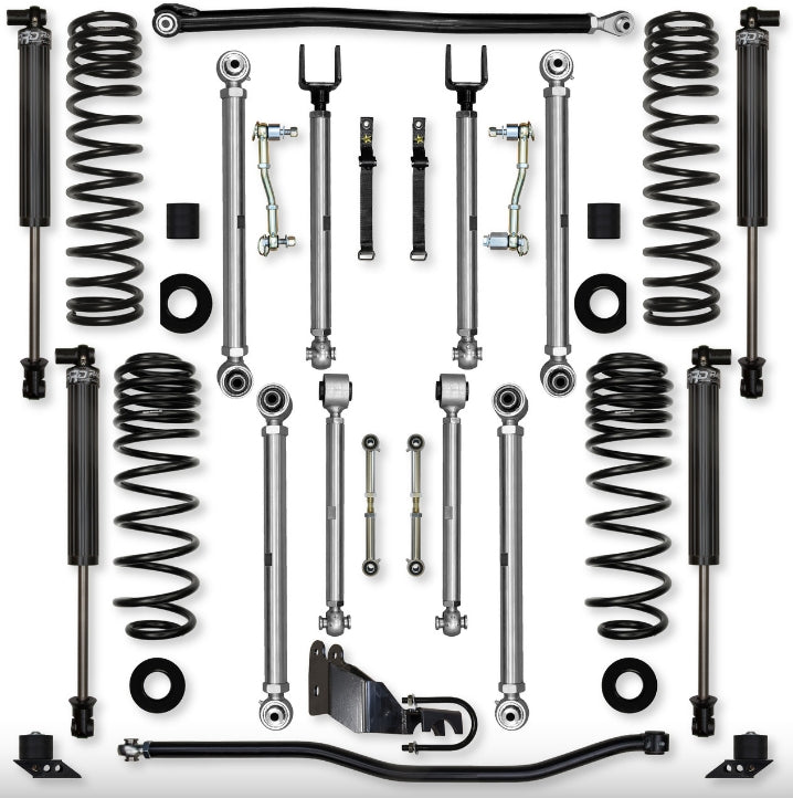 Jeep JLU (4DR) 2.5" 4XE X-Factor PRO Mid-arm System (SPORT/SAHARA)