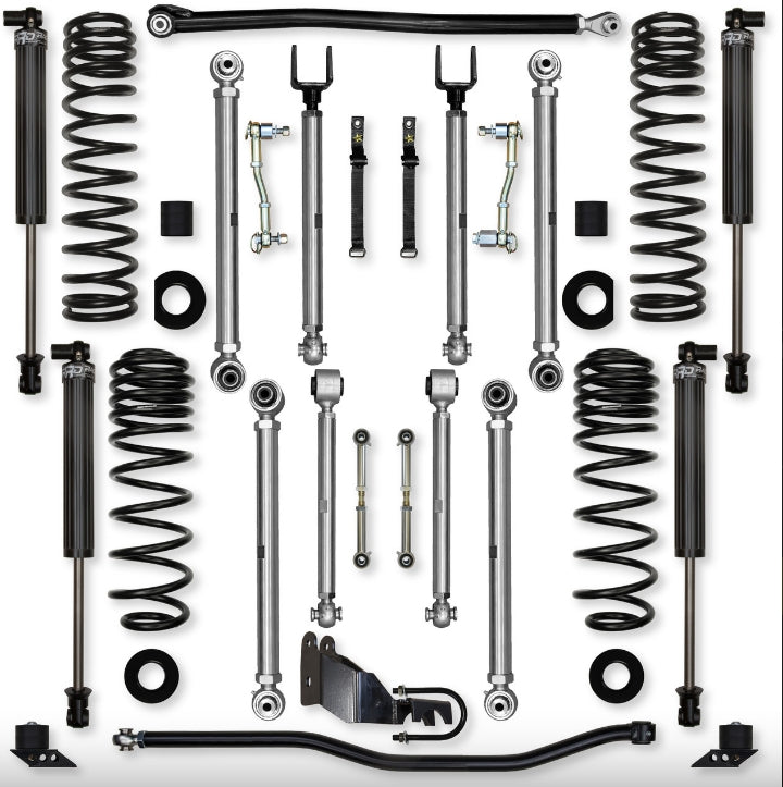 Jeep JLU (4DR) 2.5" X-Factor PRO Mid-arm System (SPORT/SAHARA)